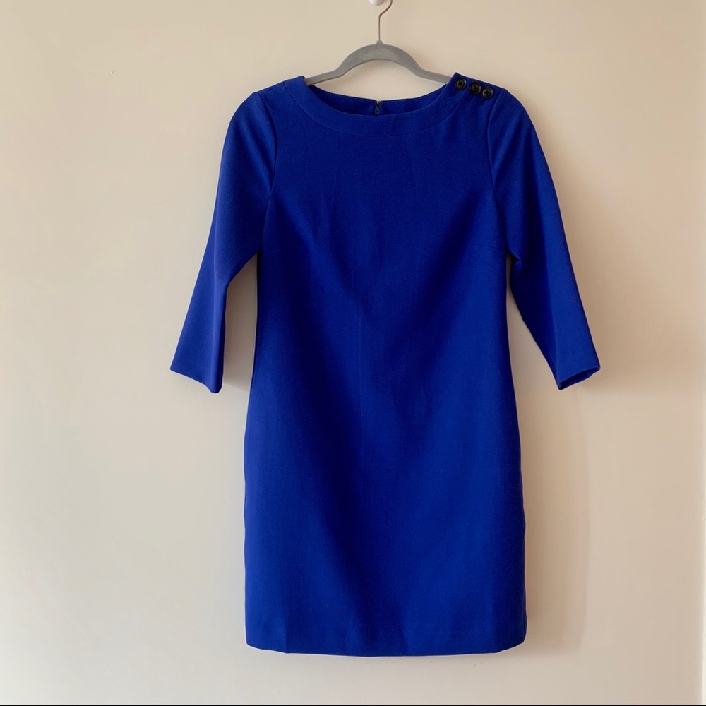 Banana Republic Button Shoulder Shift Dress